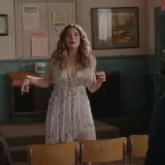 NWT Isabel Marant Etoile Estelle Plunging V-Neck Dress Black Blue White Dots 38 - Picture 11 of 11